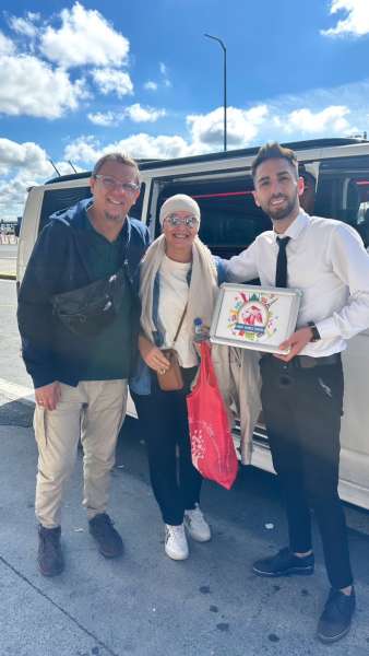 Ayasofya'da müşteriler